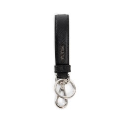 saffiano leather keychain