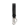 saffiano leather keychain