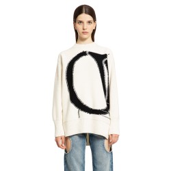 ow maxi logo sweater