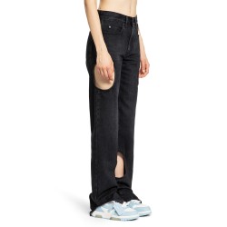 meteor cut-out jeans