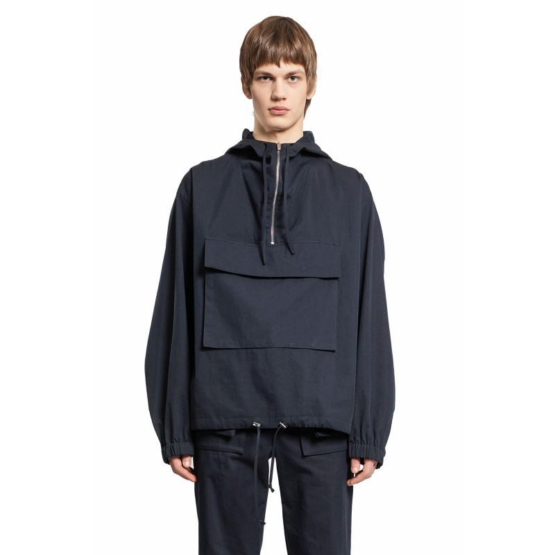 gusset hooded jacket