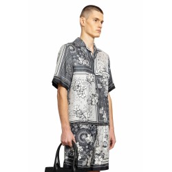 bandana floral bowling shirt