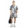 bandana floral bowling shirt