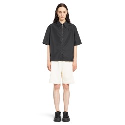 4g zip-up nylon shirt