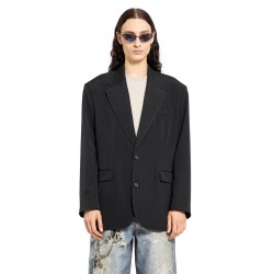 single-breasted relaxed fit blazer