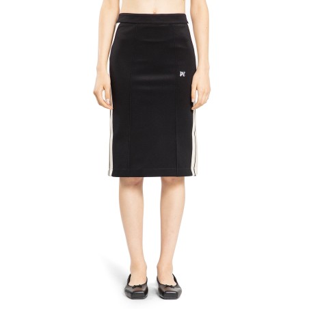 pa monogram midi skirt