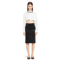 pa monogram midi skirt