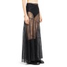 sheer bias cut skirt