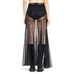 sheer bias cut skirt