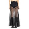 sheer bias cut skirt