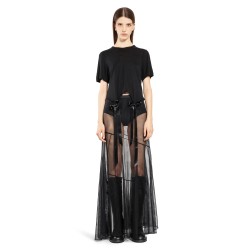 sheer bias cut skirt