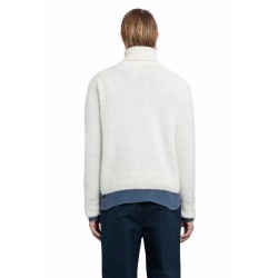 fine gauge merino roll neck sweater