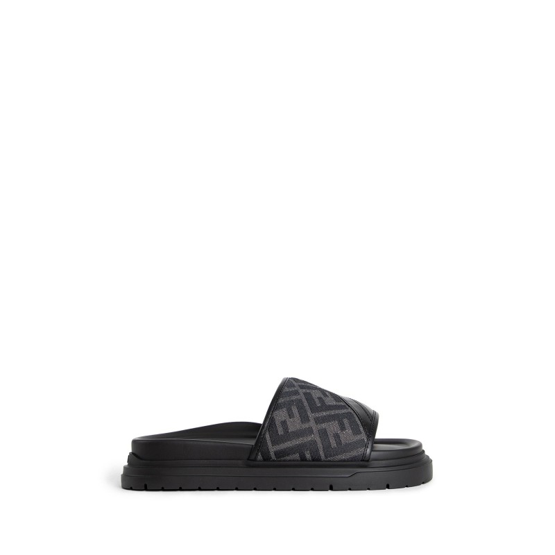 fendi diagonal slides