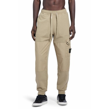 64020 cargo fleece and nylon cargo joggers