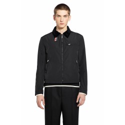 golf jacket in nylon tech gabardine