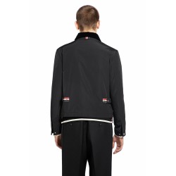 golf jacket in nylon tech gabardine