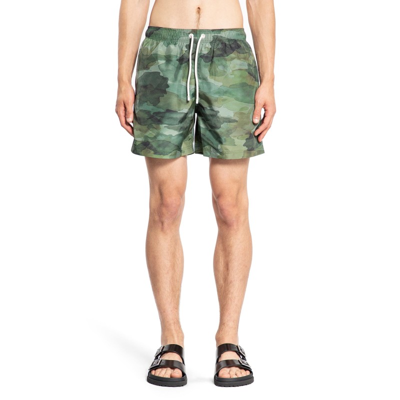 camo swim shorts