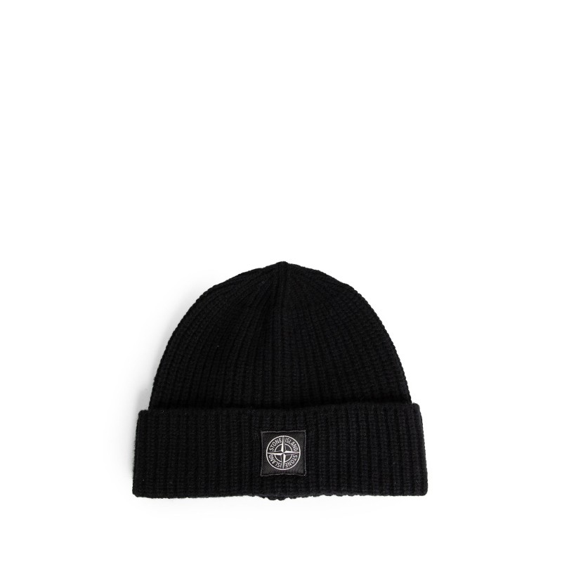 ribbed-knit beanie