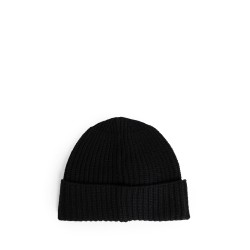 ribbed-knit beanie