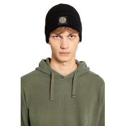 ribbed-knit beanie