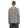 striped wool compact jersey t-shirt