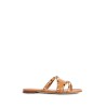 leather rockstud sandals