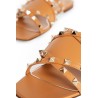 leather rockstud sandals