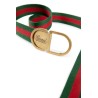 web wide belt with ''gucci'' script buckle