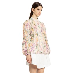 halliday lace trim shirt