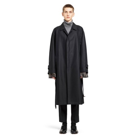 cotton nylon trench coat