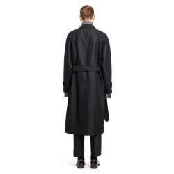 cotton nylon trench coat