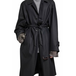 cotton nylon trench coat