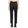 wool mohair tapered trousers