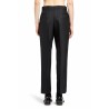 wool mohair tapered trousers