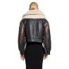 the leather and shearling jacket