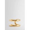 gold-plated silver turn ring