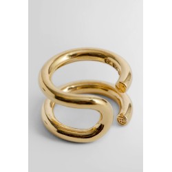 gold-plated silver turn ring