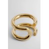 gold-plated silver turn ring