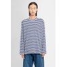 striped jersey long sleeve t-shirt