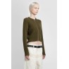 8g wool ribbed-knit short cardigan