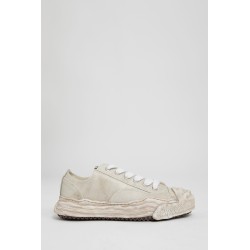 hank vintage leather low-top sneakers