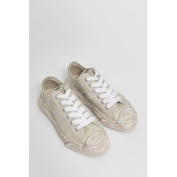 hank vintage leather low-top sneakers