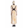 rust dye long dress