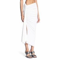 lido fog skirt in fluid viscose jersey