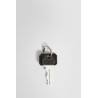 numerical logo key earring