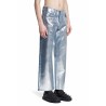 foil denim pants