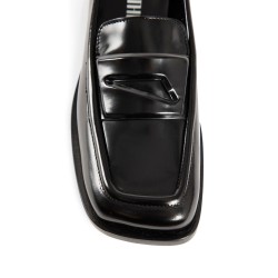 amanda brushed leather loafers