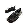 amanda brushed leather loafers