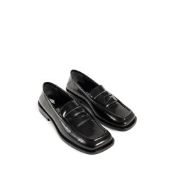 amanda brushed leather loafers