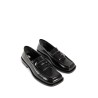 amanda brushed leather loafers